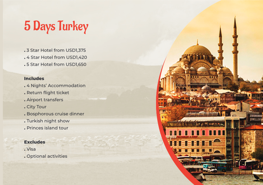 Tour 5 Days Turkey